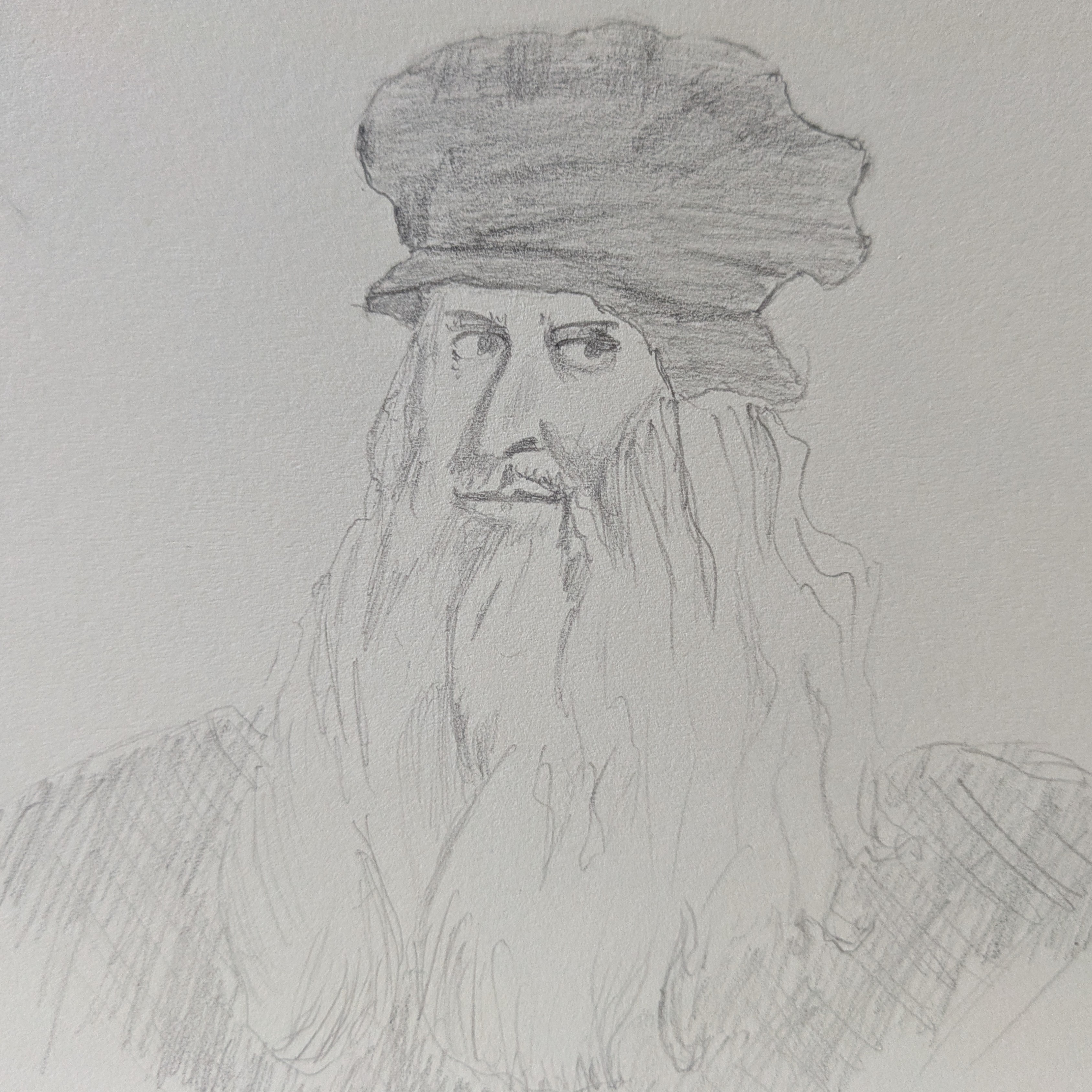 A sketch of Leonardo da Vinci